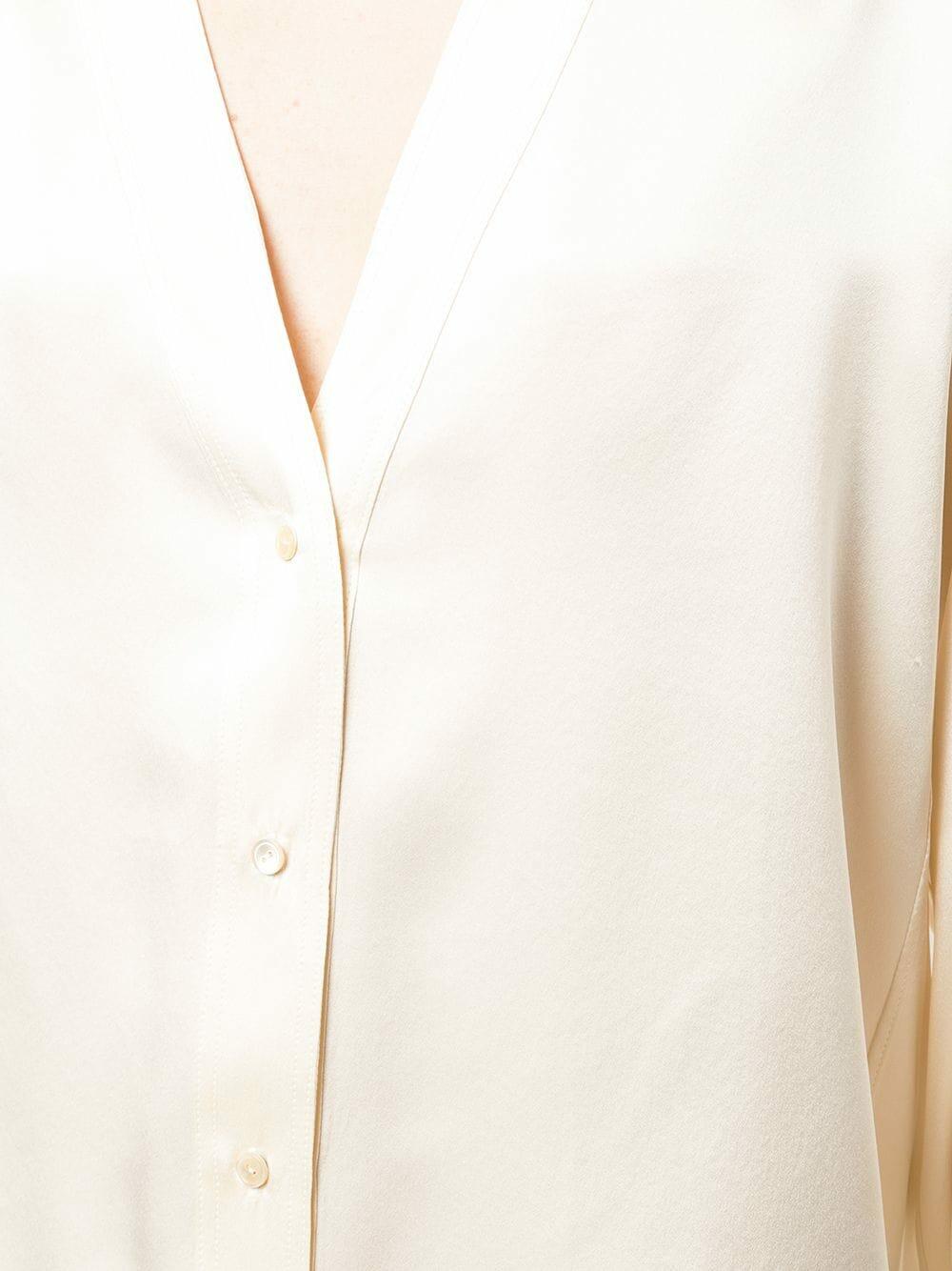 Nili Lotan - Elsie Champagne Silk Blouse