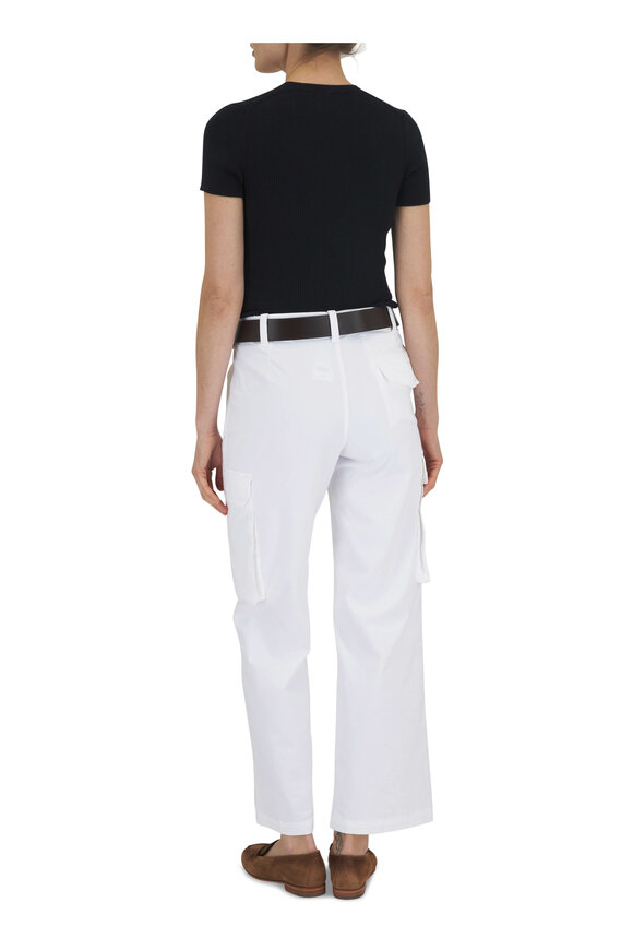 Nili Lotan - Leofred White Cargo Pant 