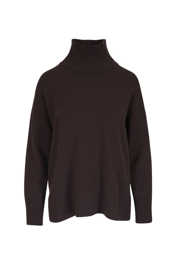 Lafayette 148 New York Truffle Cashmere Turtleneck Sweater - view 2