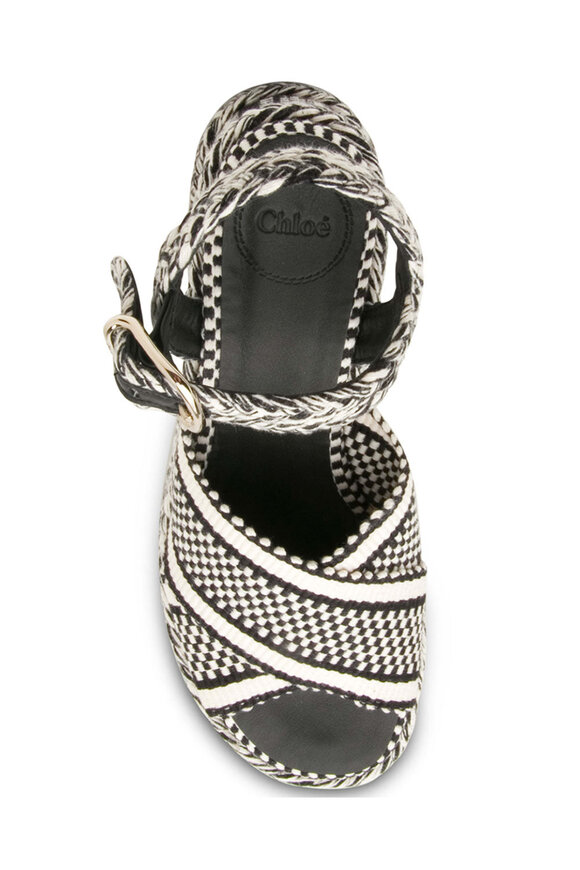 Chloé - Meril Platform Sandal in Black and White