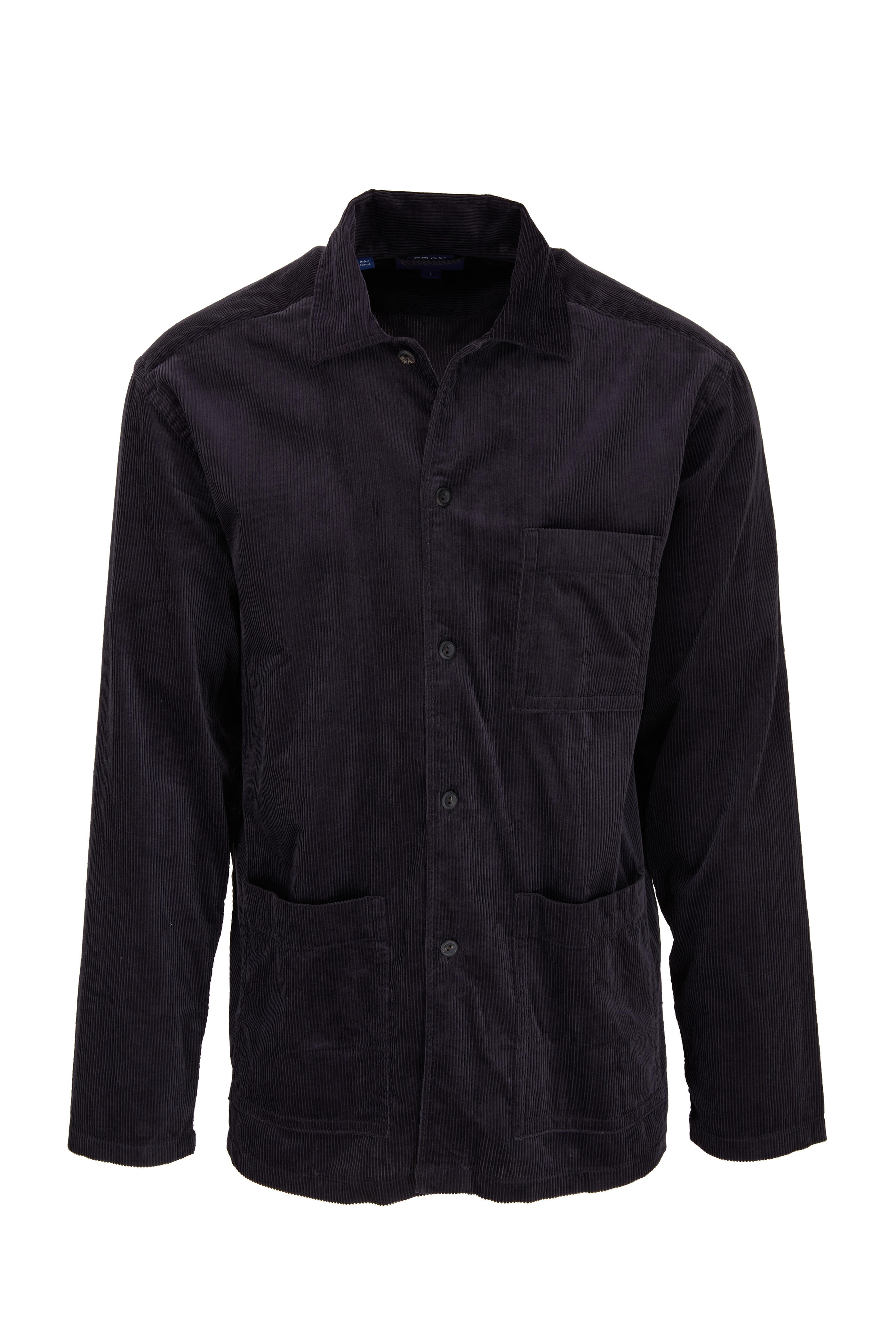 Eton - Dark Gray Corduroy Overshirt