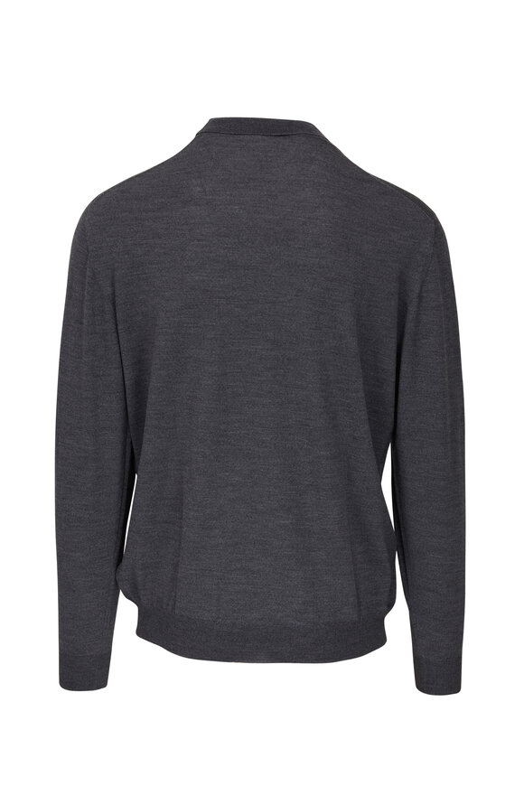 Fedeli - Gray 140's Wool Turtleneck Sweater