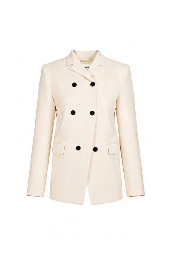 Khaite Rolo Ivory Glow Double Breasted Jacket - view 1