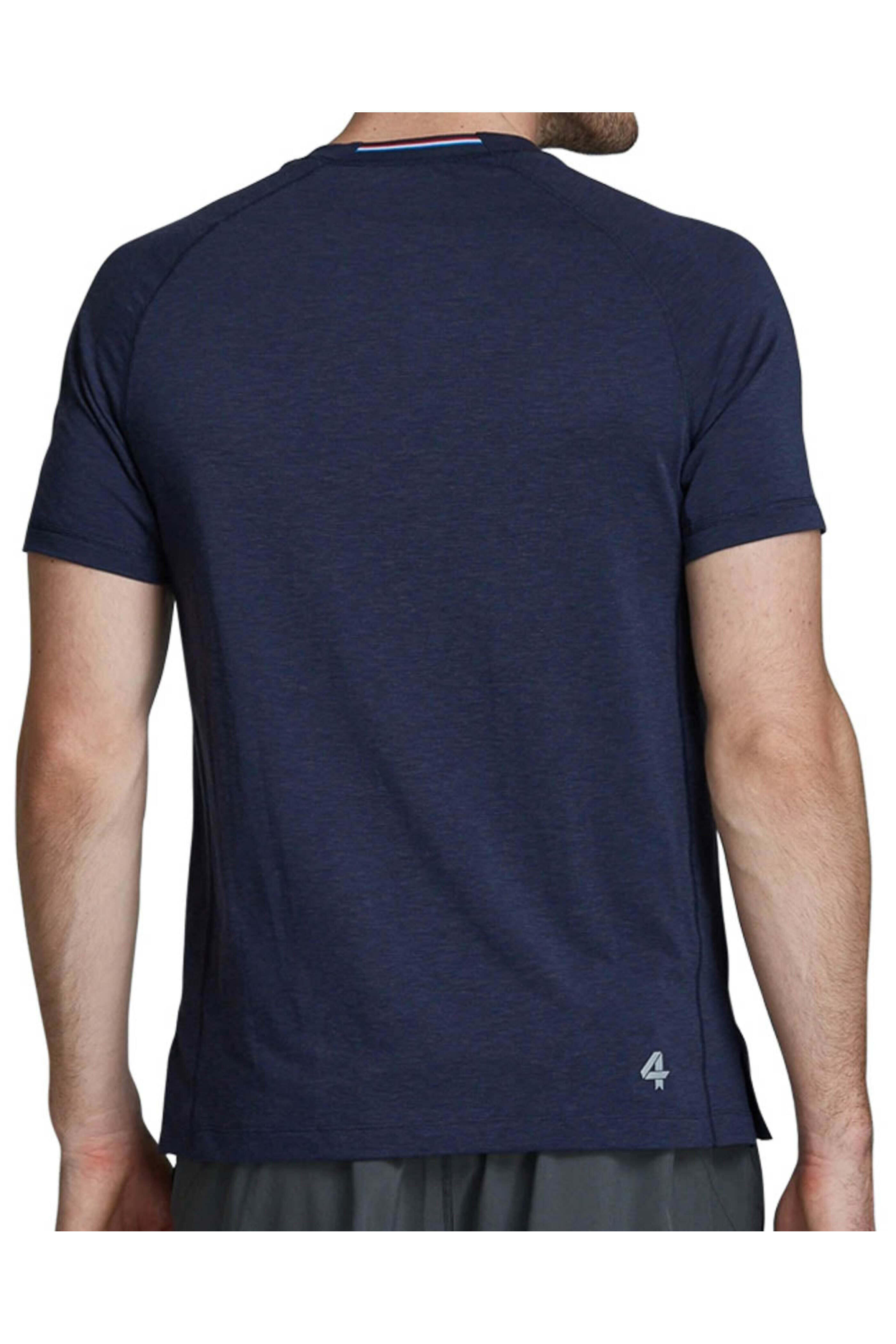 Fourlaps - Navy Short Sleeve Level Tech Tee