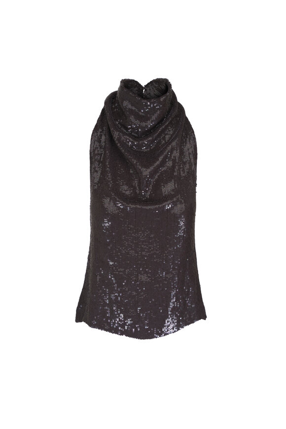TWP Friday Night Delicioso Sequin Halter Top - view 1