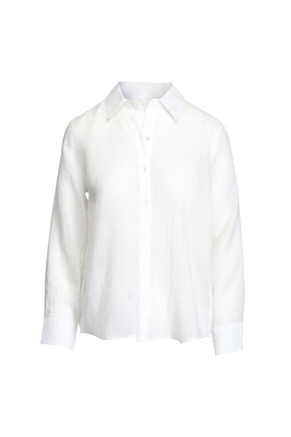 L'Agence Ellery Ivory Button Up Blouse - view 1