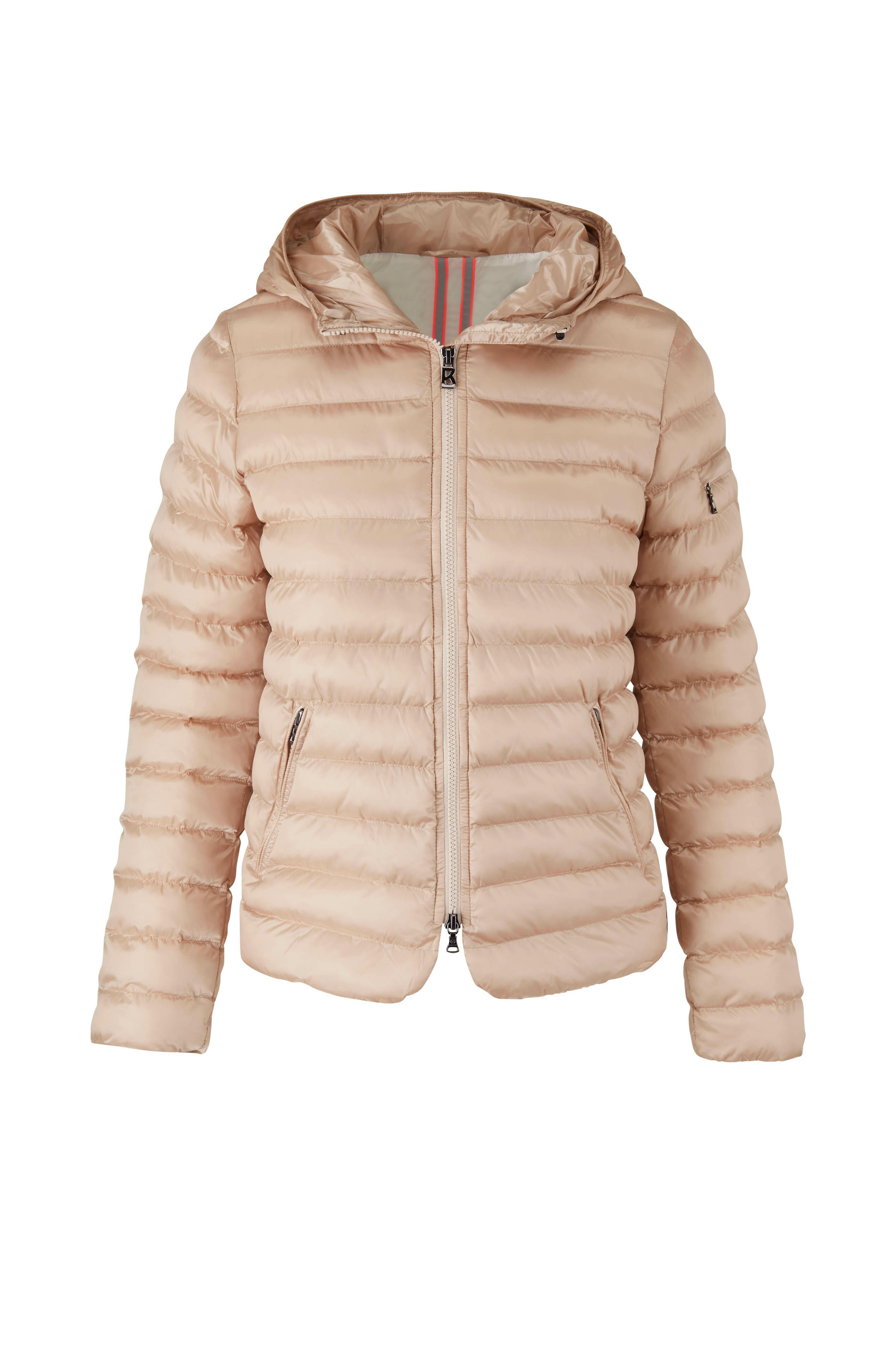 Bogner - Tarja Beige Hooded Puffer Coat | Mitchell Stores