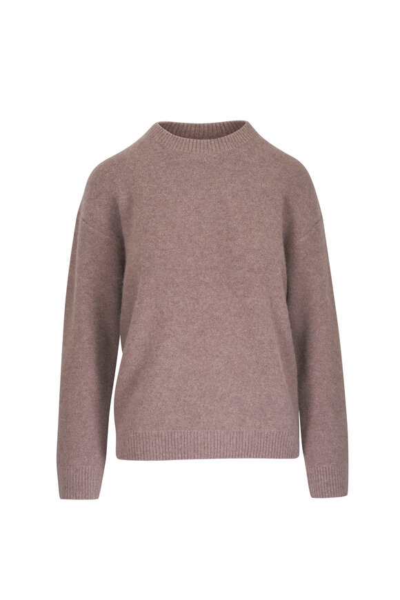 Vince Boiled Beige Cashmere Crewneck Sweater