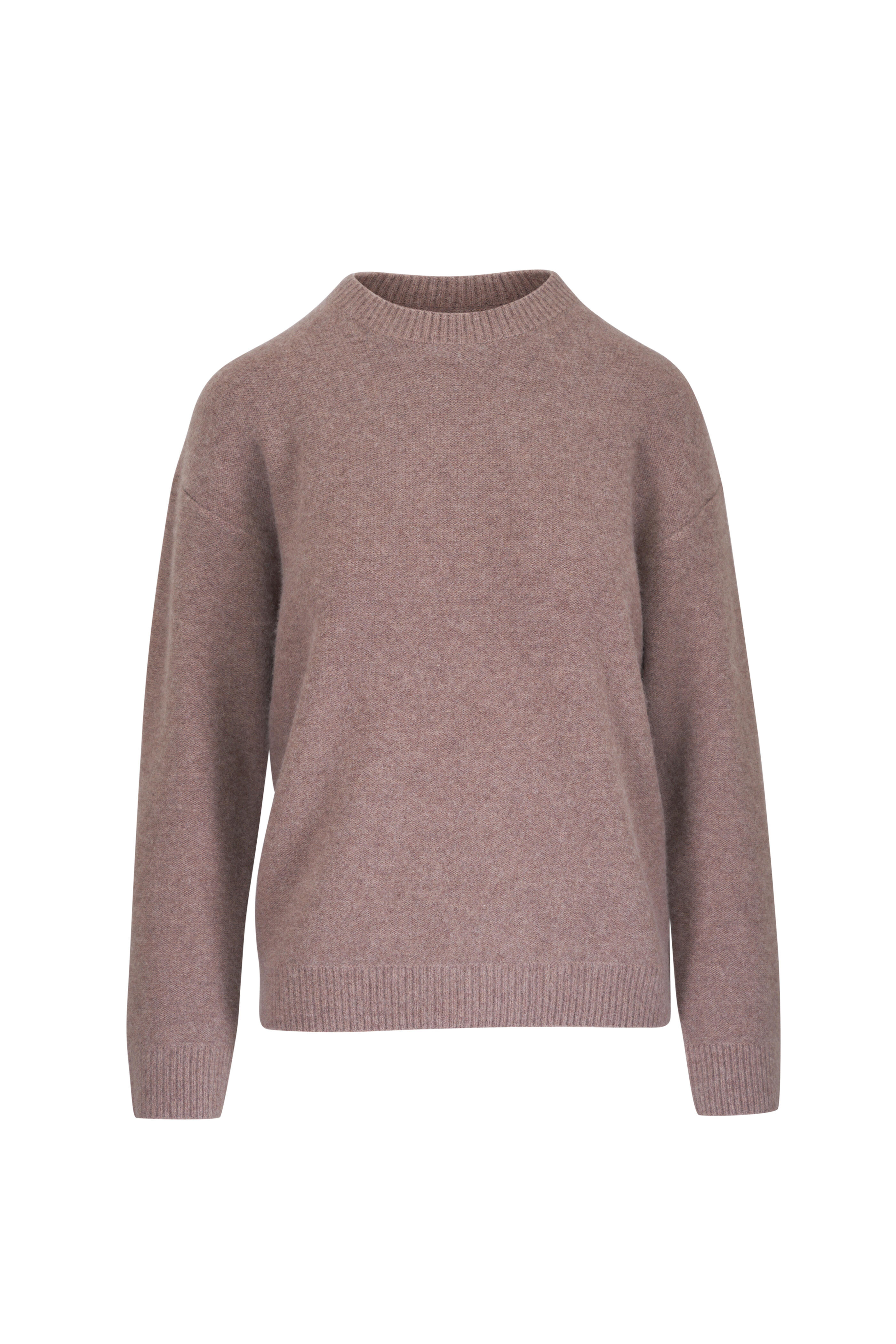 Vince - Boiled Beige Cashmere Crewneck Sweater