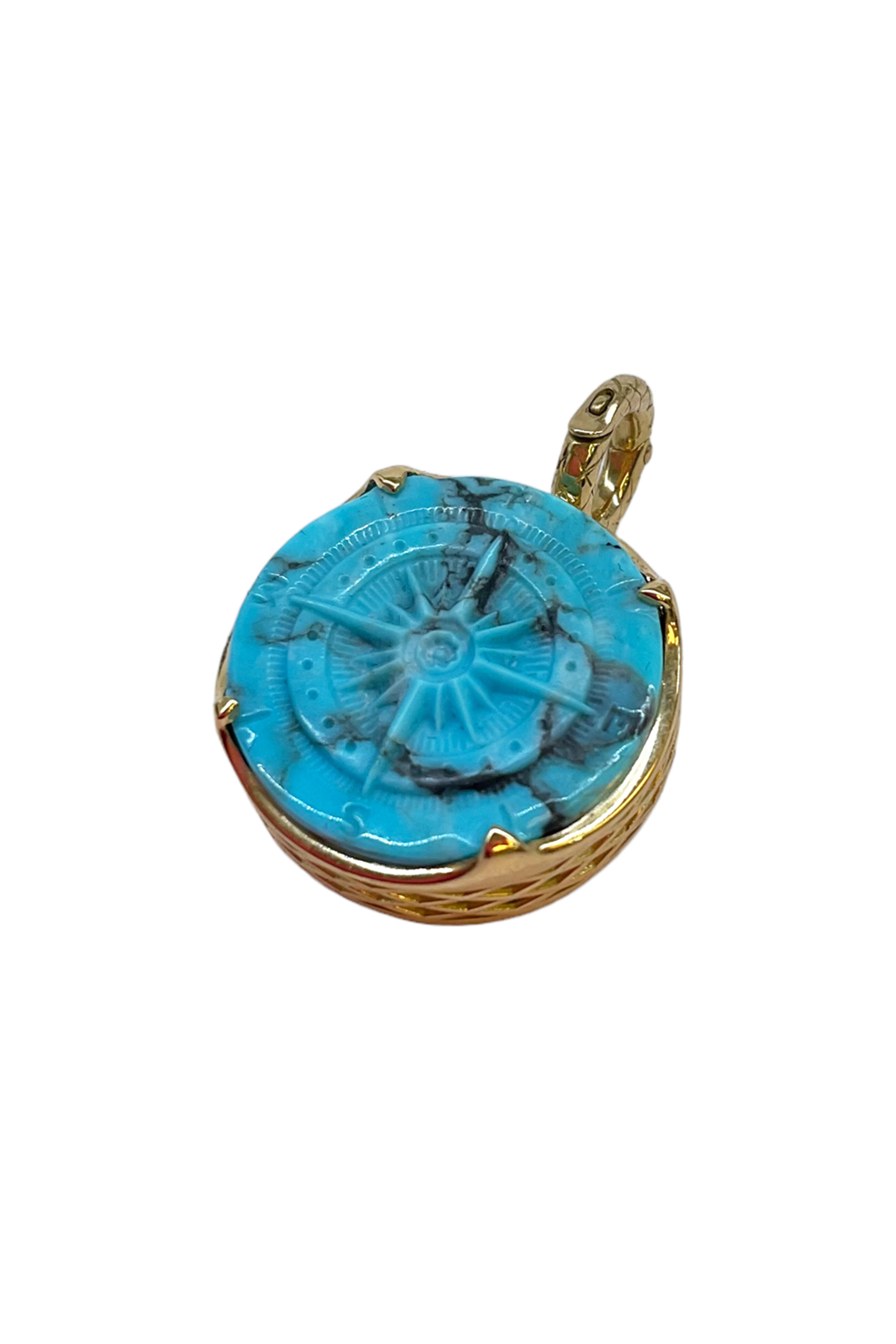 Ray Griffiths - Kingsman Turquoise Compass Pendant