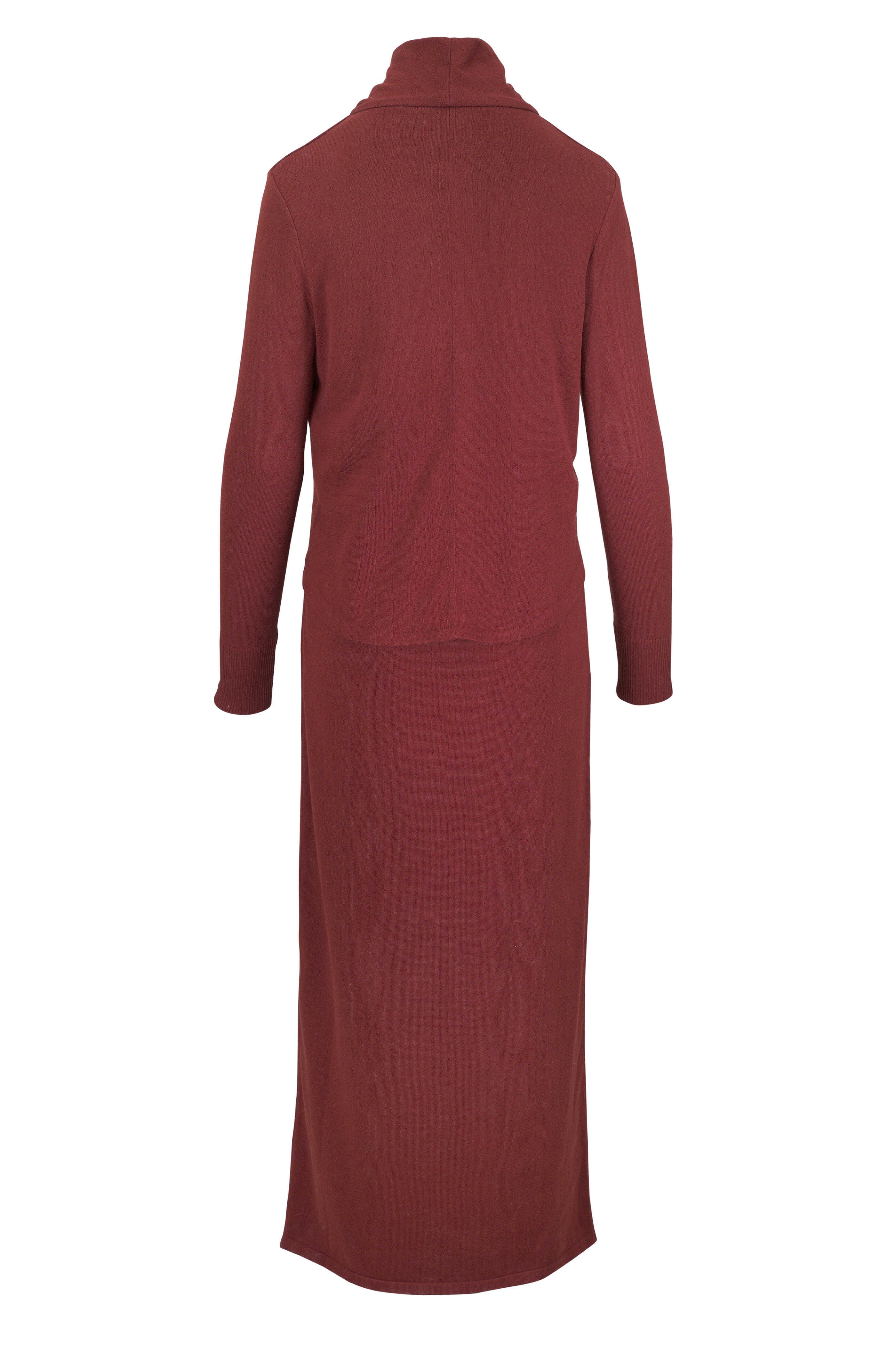 Johanna Ortiz - Celestial Silence Chocolate Knit Cotton Dress