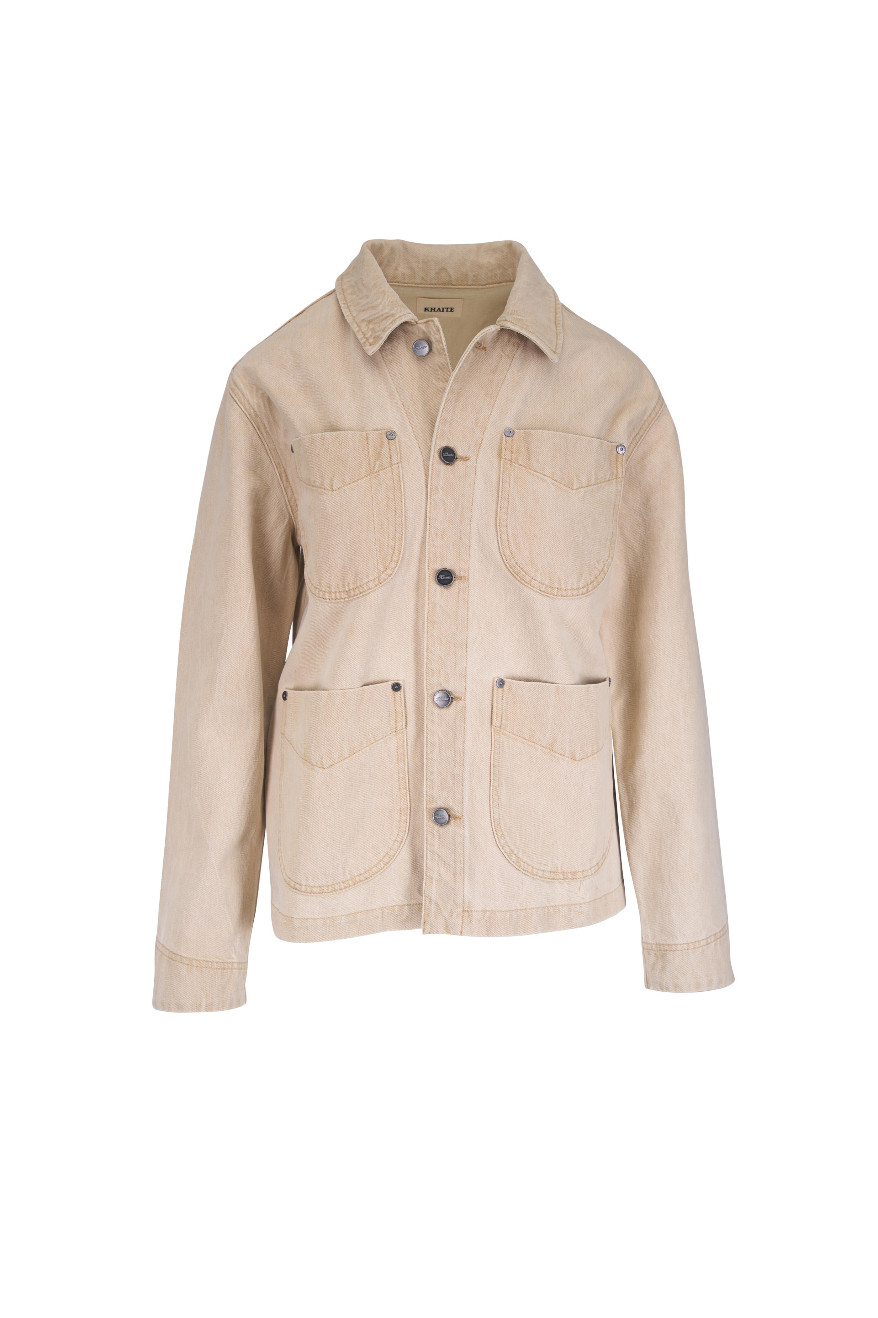 Khaite - Wyatt Dumas Rigid Denim Jacket - view 1