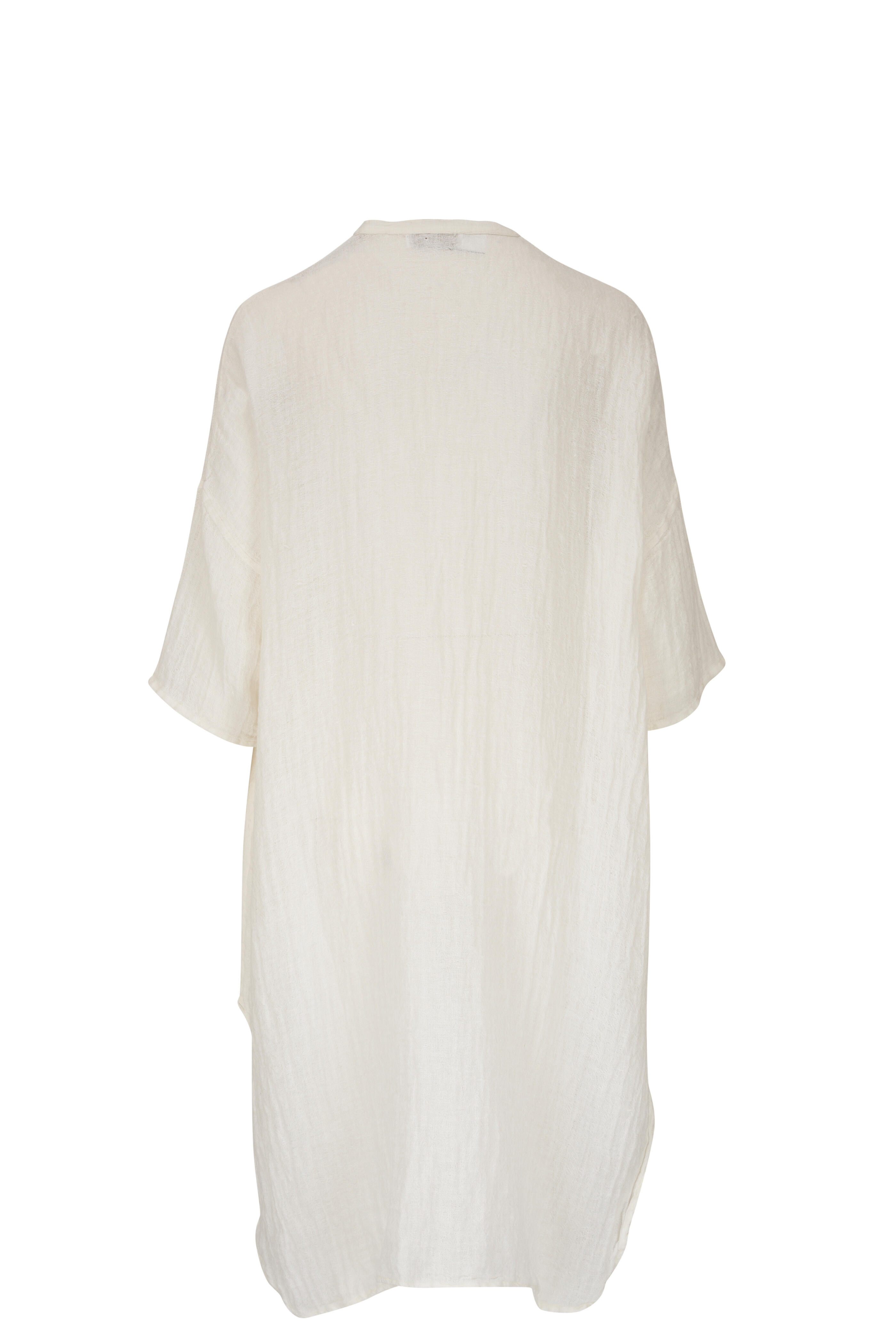 Stella Bianca - White Linen Tunic Dress | Mitchell Stores