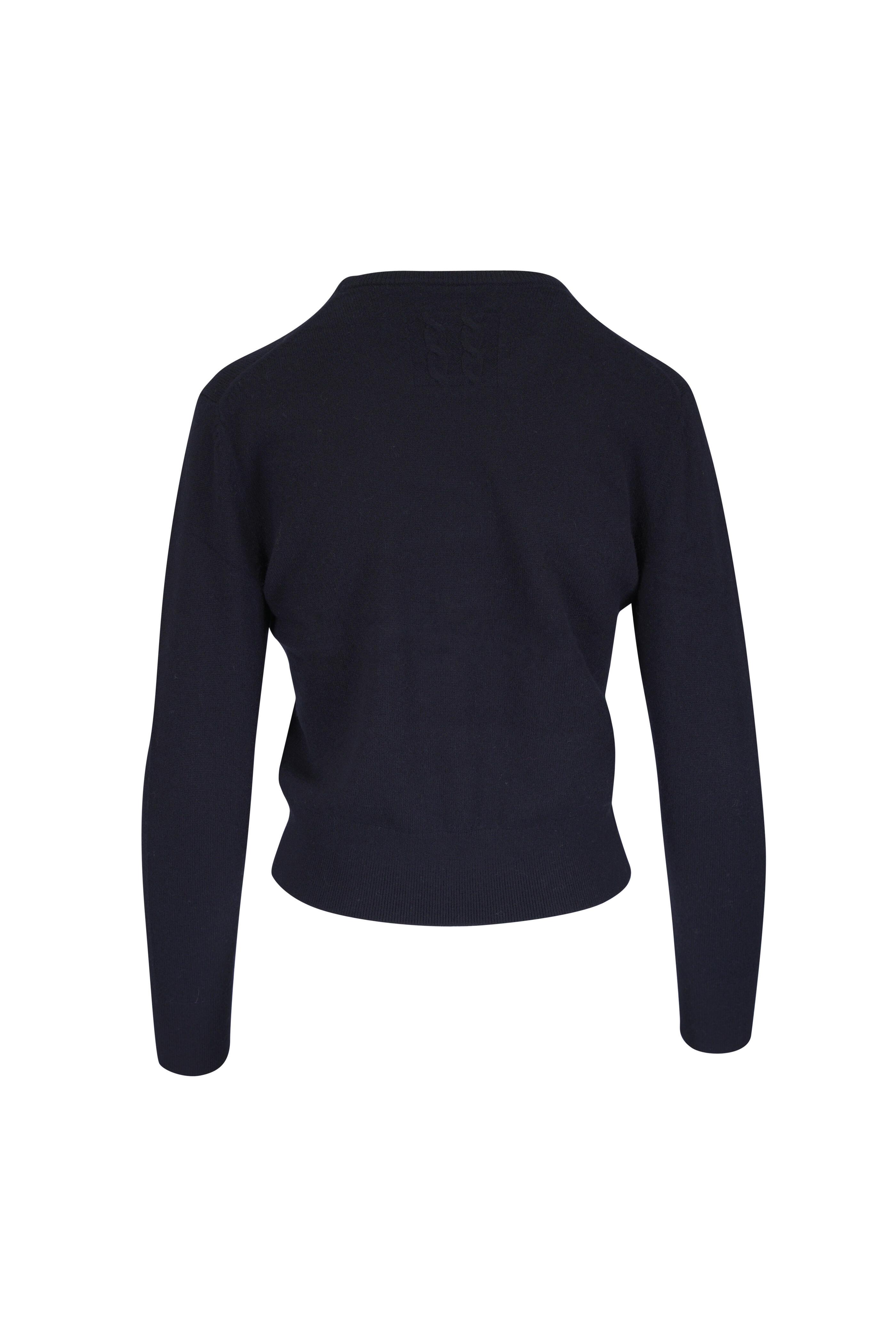 Nili Lotan - Tamara Dark Navy Cashmere Sweater - view 3