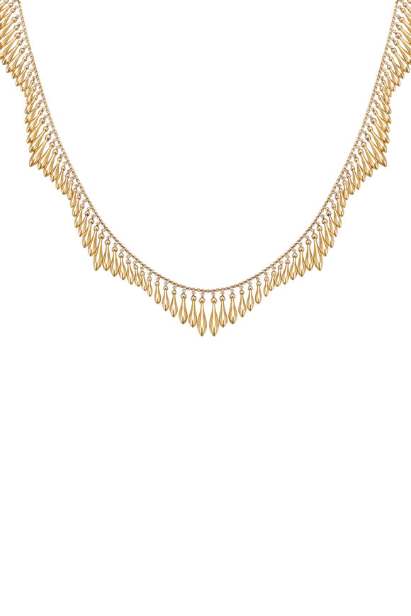 Fred Leighton - Yellow Gold Victorian Fringe Necklace