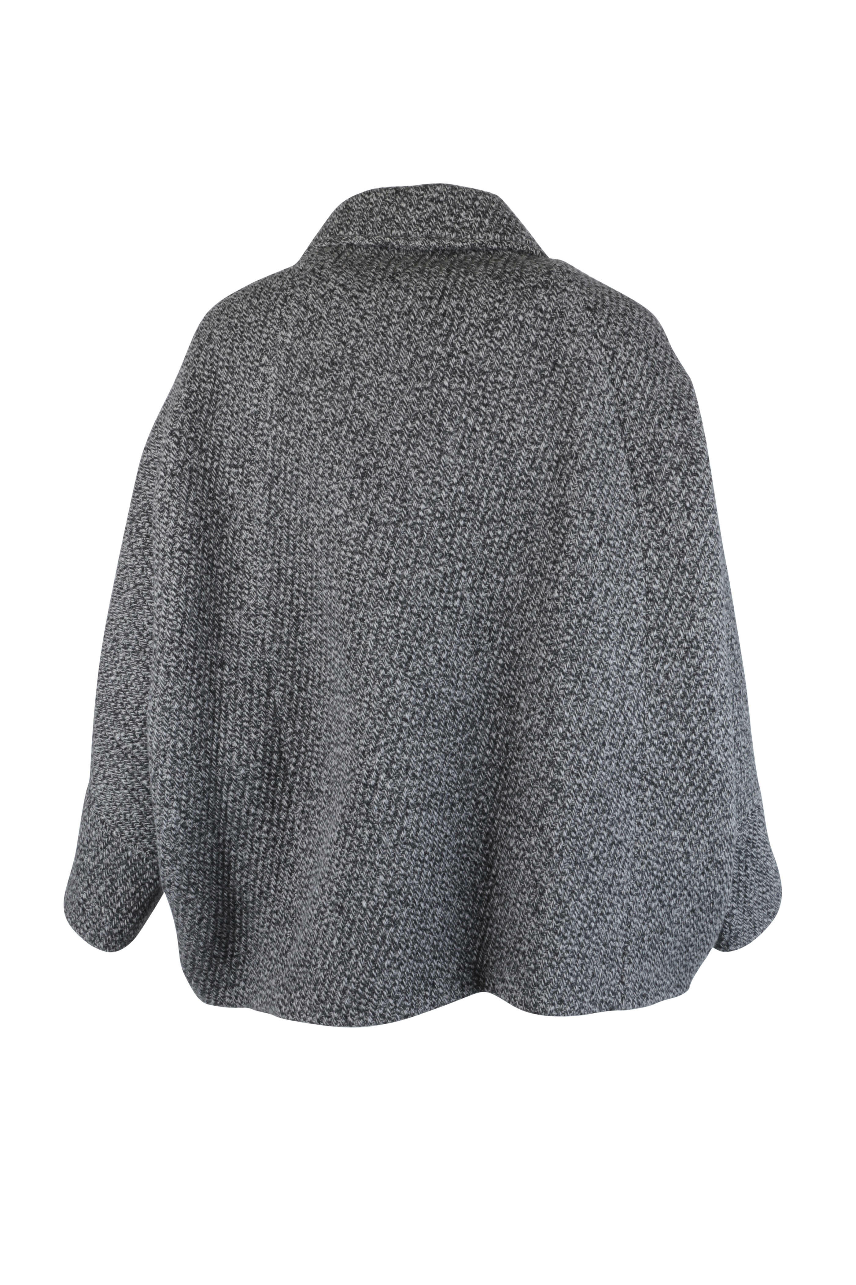 See by Chloé - City Black & White Wool Blend Swing Jacket