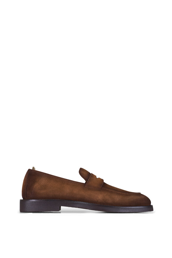 Officine Creative Opera Flexi 101 Medium Brown Suede Loafer - view 2
