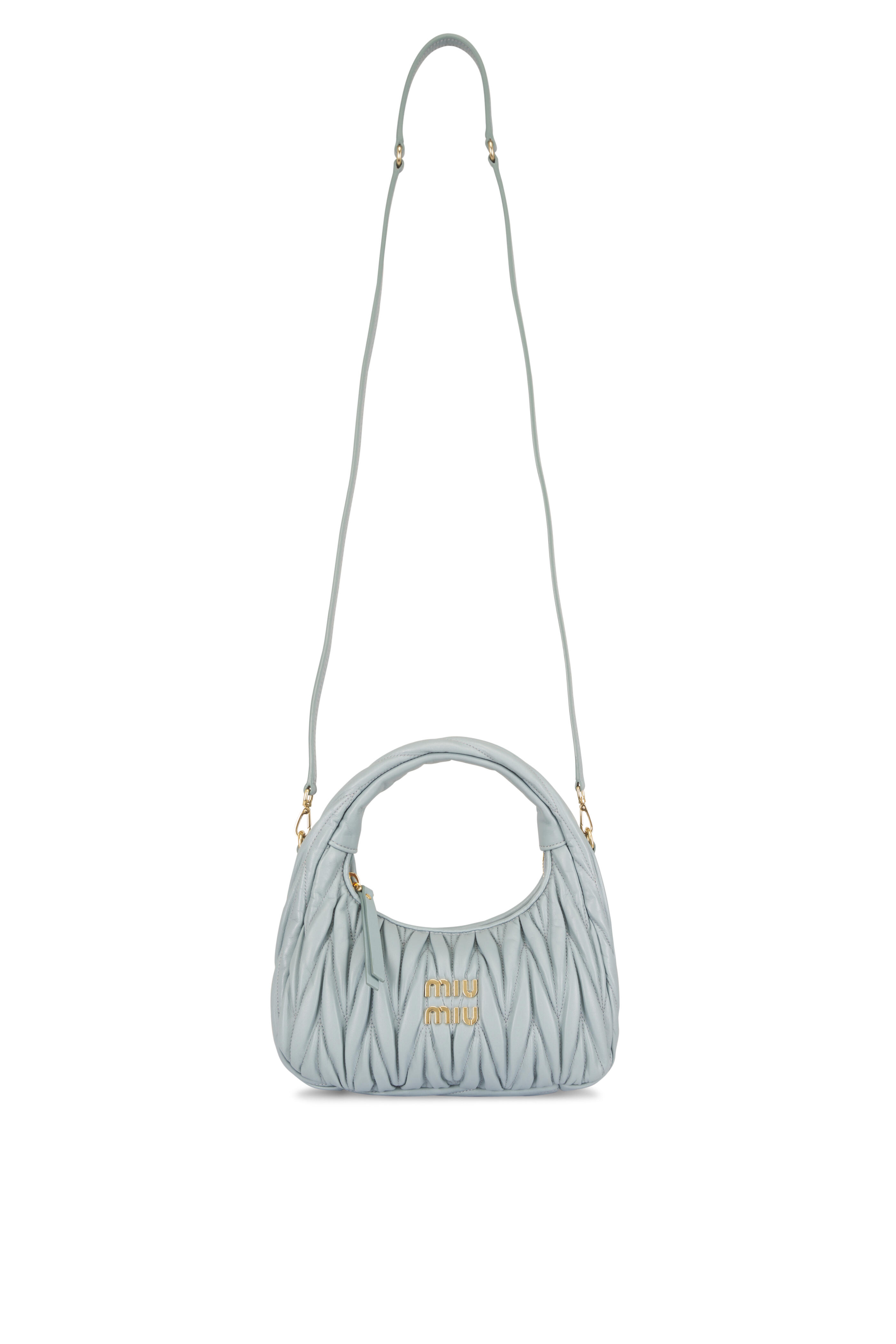 Miu Miu - Small Wander Quilted Leather Crossbody - view 1