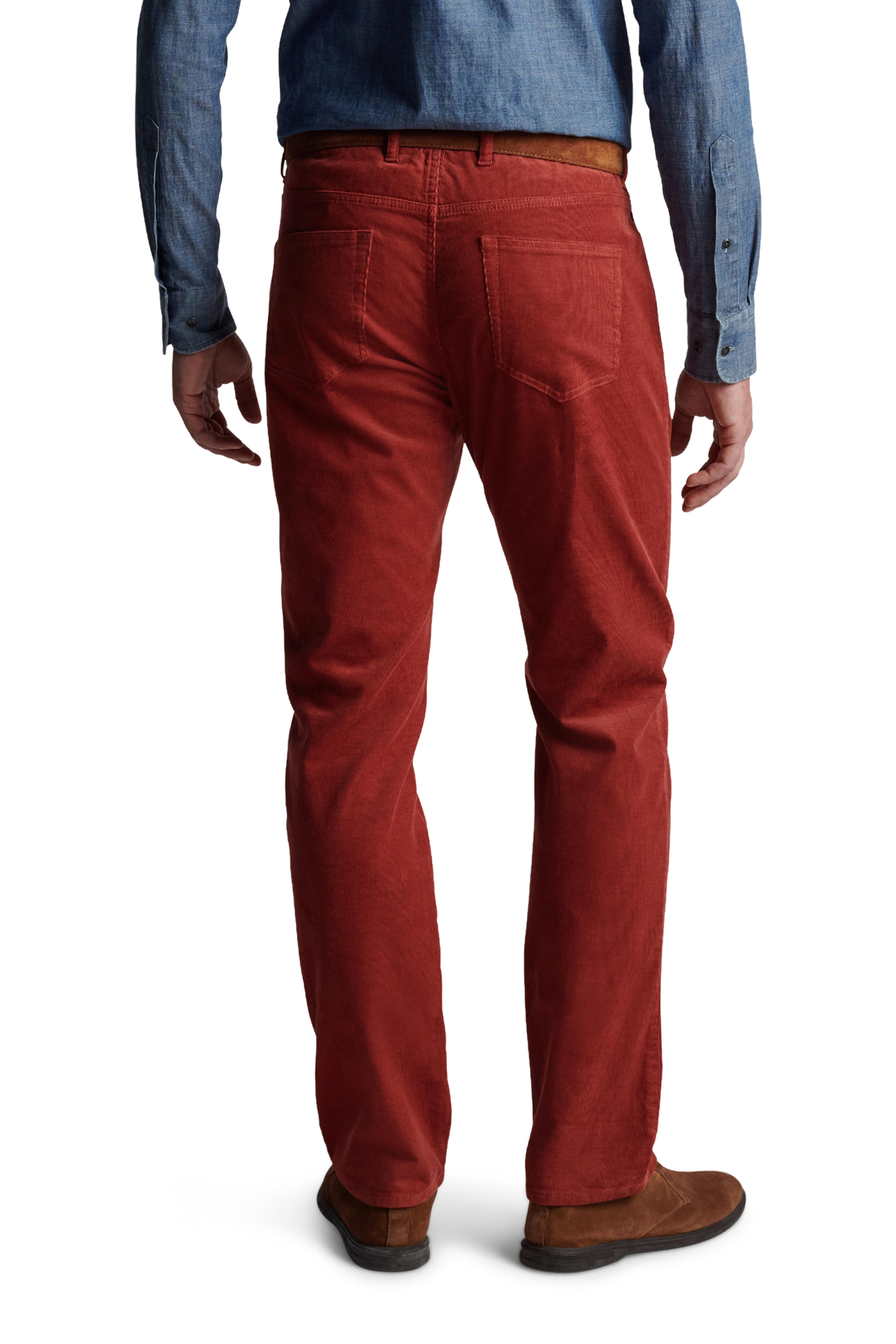 Peter Millar - Burgundy Superior Soft Corduroy Pant