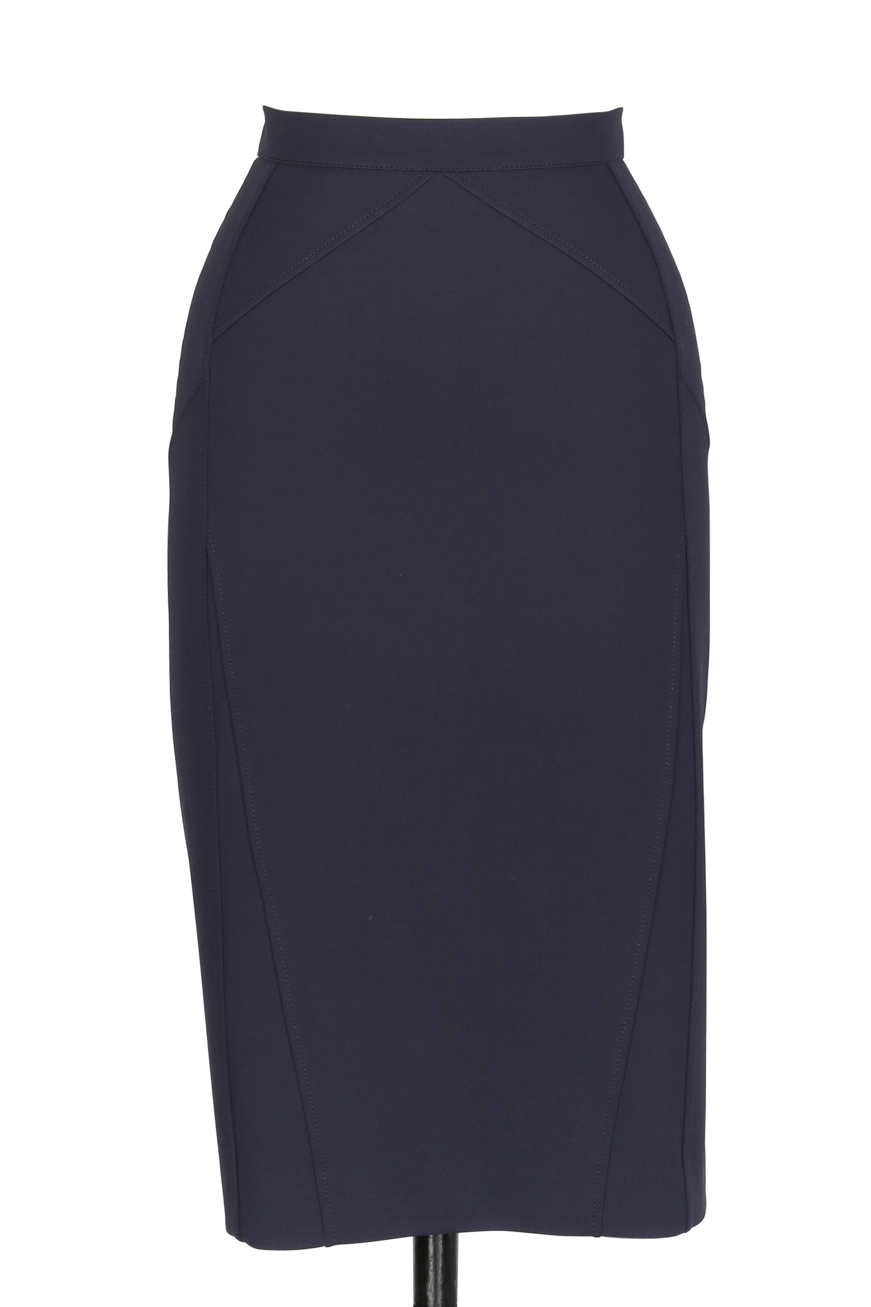 Womens navy shop blue pencil skirt