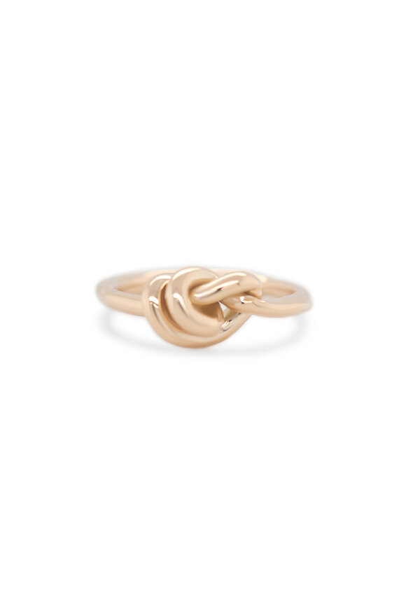 Kali Zoe 18k Yellow Gold Small Love Knot Ring