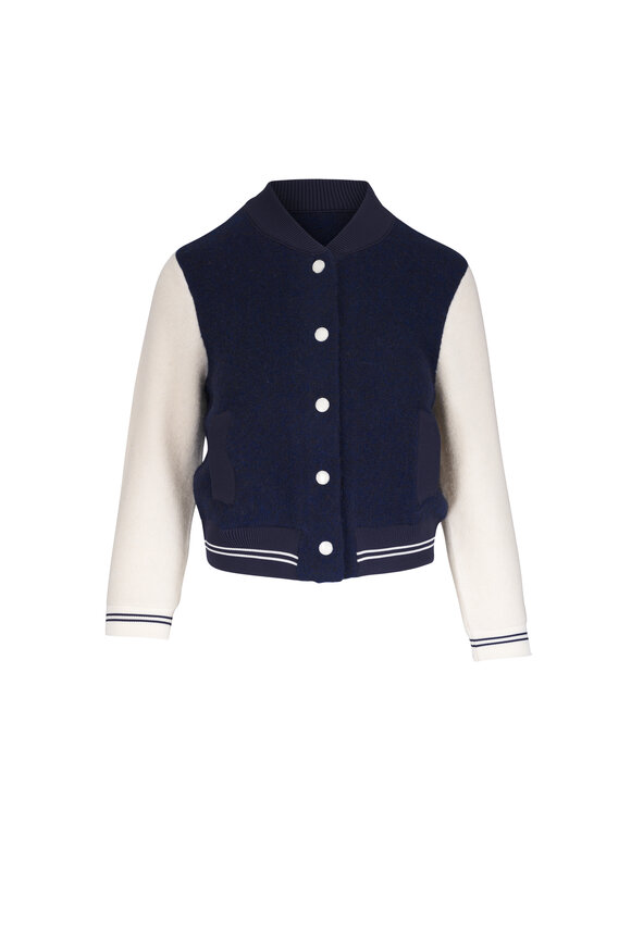 Dorothee Schumacher College Allure Navy & White Jacket