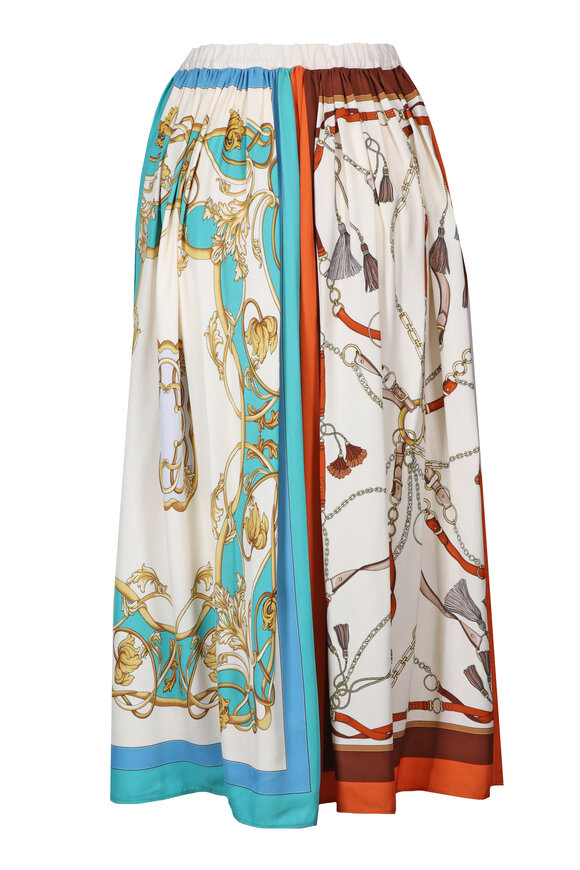 Forte Forte The Crown Night Flared Midi Skirt - view 2