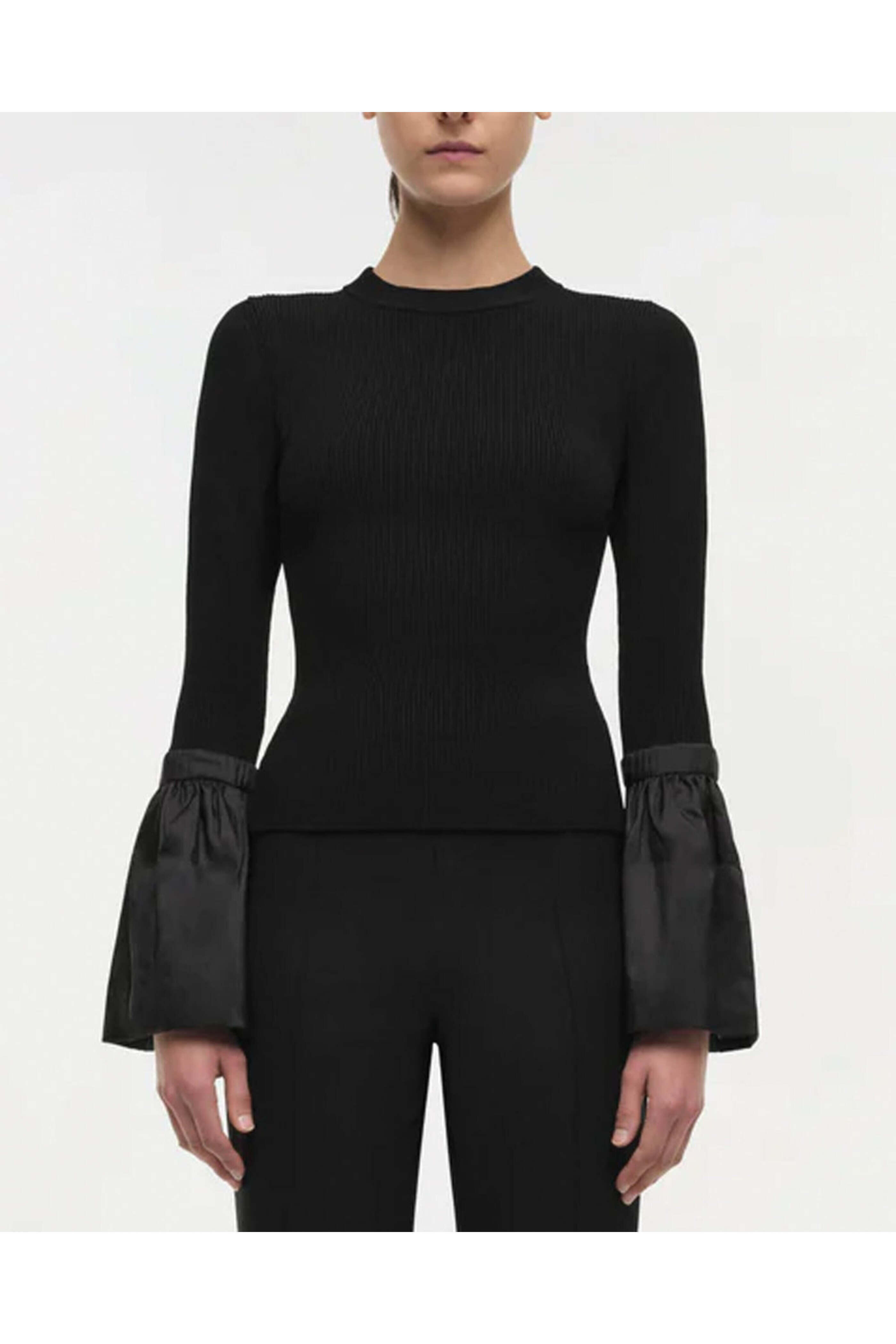 Simkhai - Black Agata Long Sleeve Top