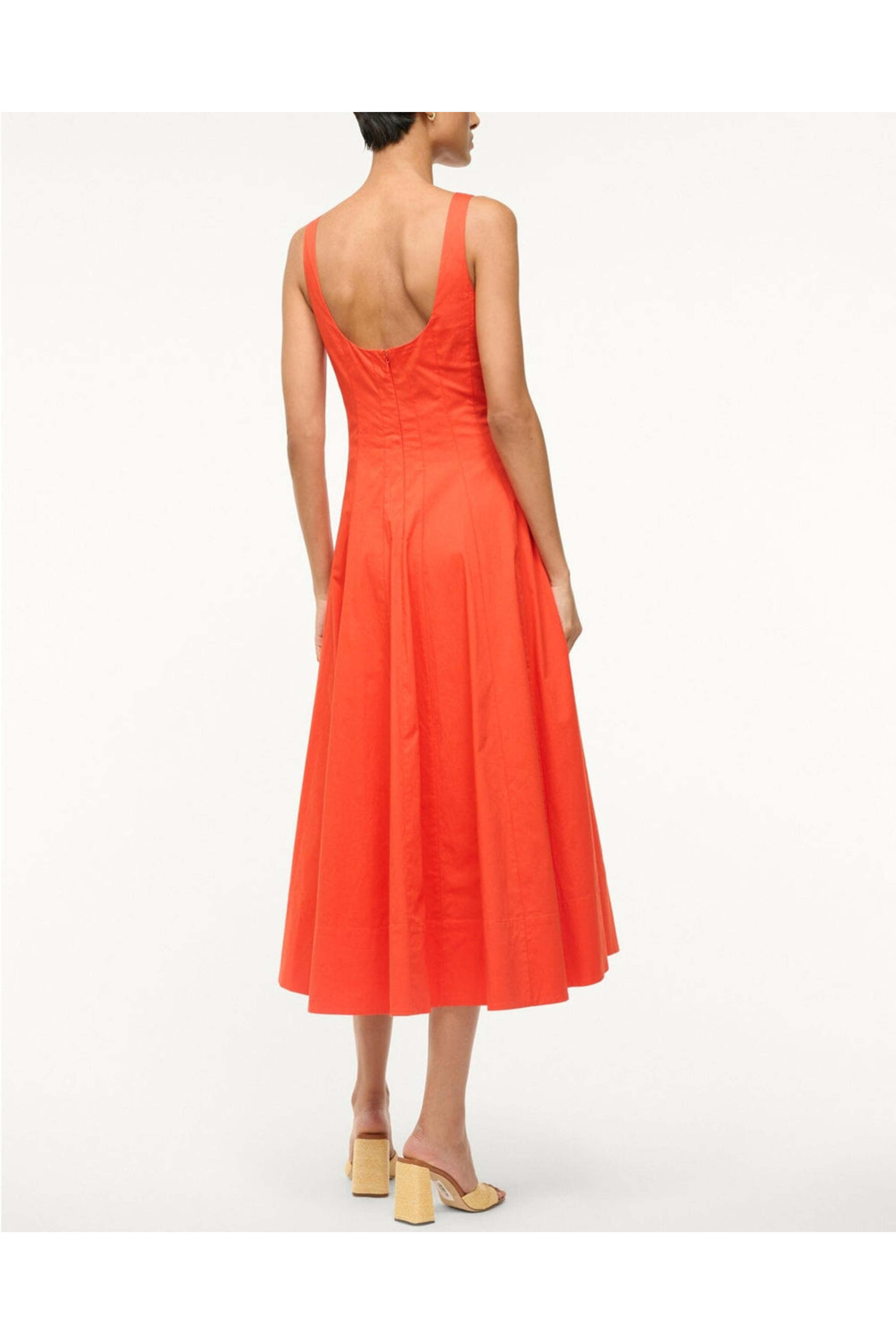 Staud - Cayenne Wells Midi Dress