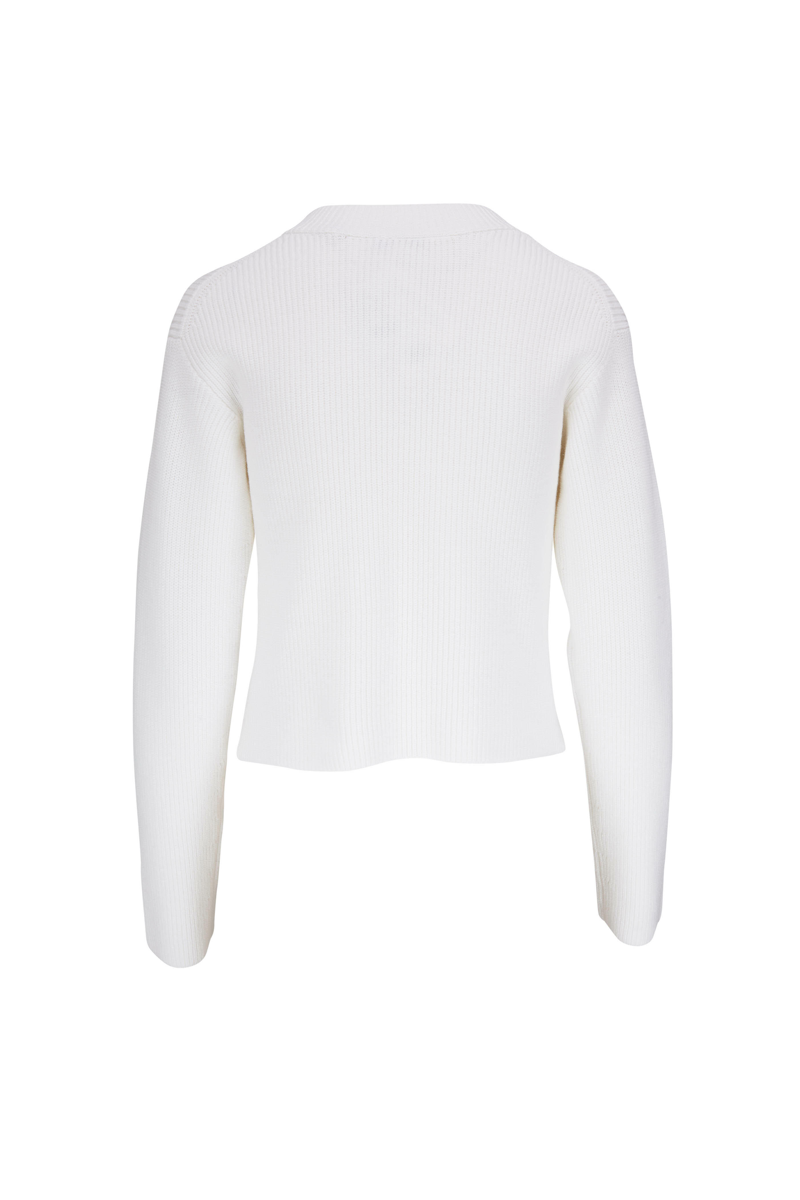 Chewnel Drip Sweater - White