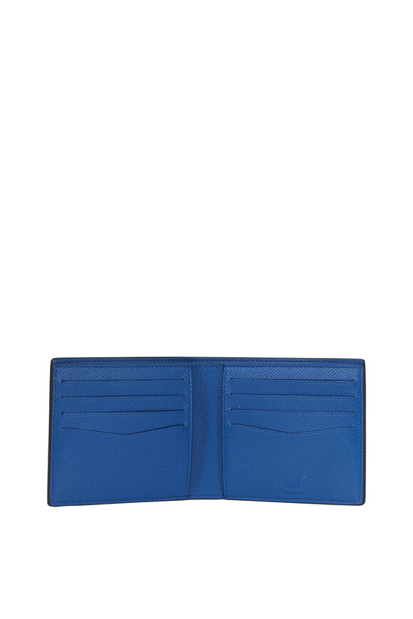 Dunhill - Cadogan Navy Blue Grained Leather Billfold Wallet