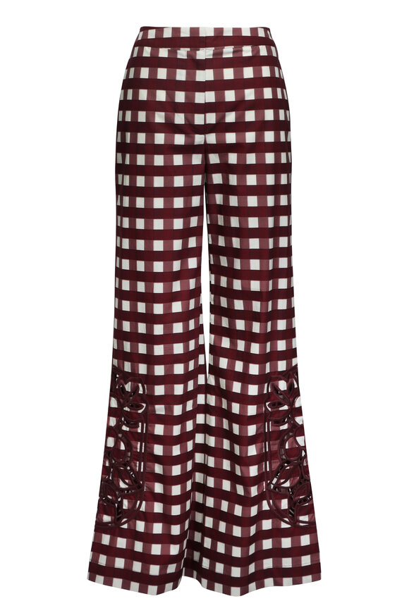 Clea Roma Dark Red Picnic Trouser