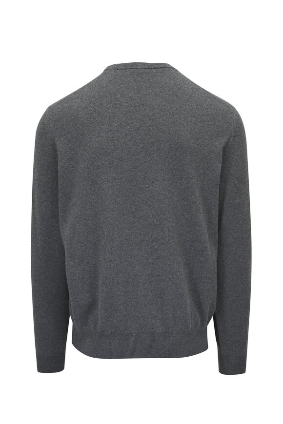 Loro Piana - Gray Baby Cashmere Crewneck Sweater