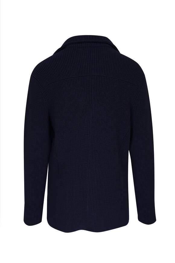 Maurizio Baldassari - Brera Navy Knit Swacket