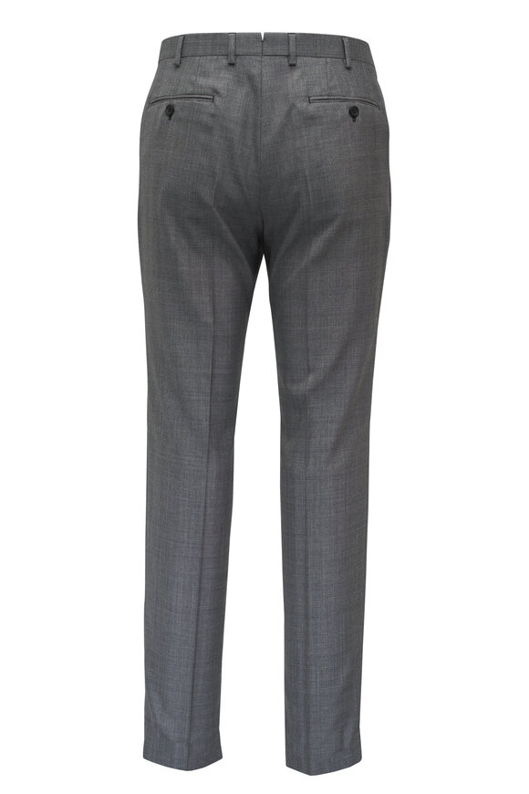 Brioni - Gray Tonal Check Wool & Silk Suit