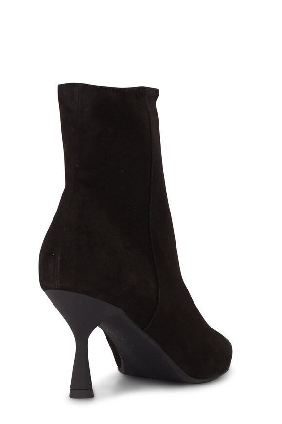 AGL - Ide Black Suede Side Zip Bootie