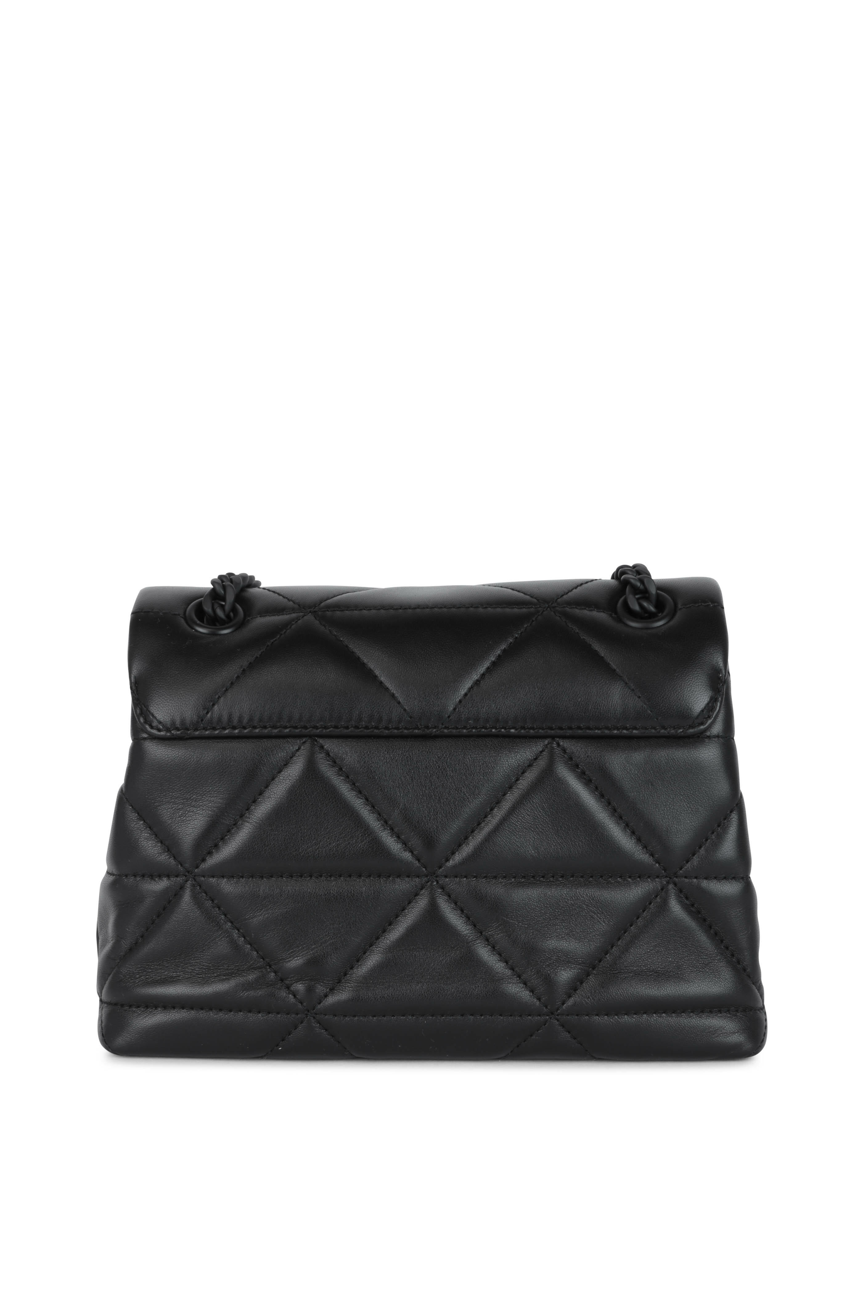 Prada - Spectrum Black Leather Quilted Shoulder Bag