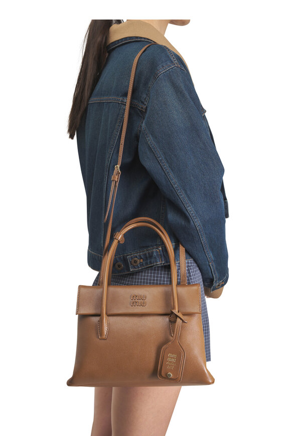 Miu Miu Solitaire Wood Leather Bag - view 2