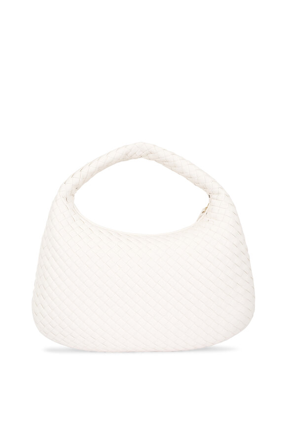 Bottega Veneta Veneta Alabaster Intrecciato Leather Shoulder Bag - view 2
