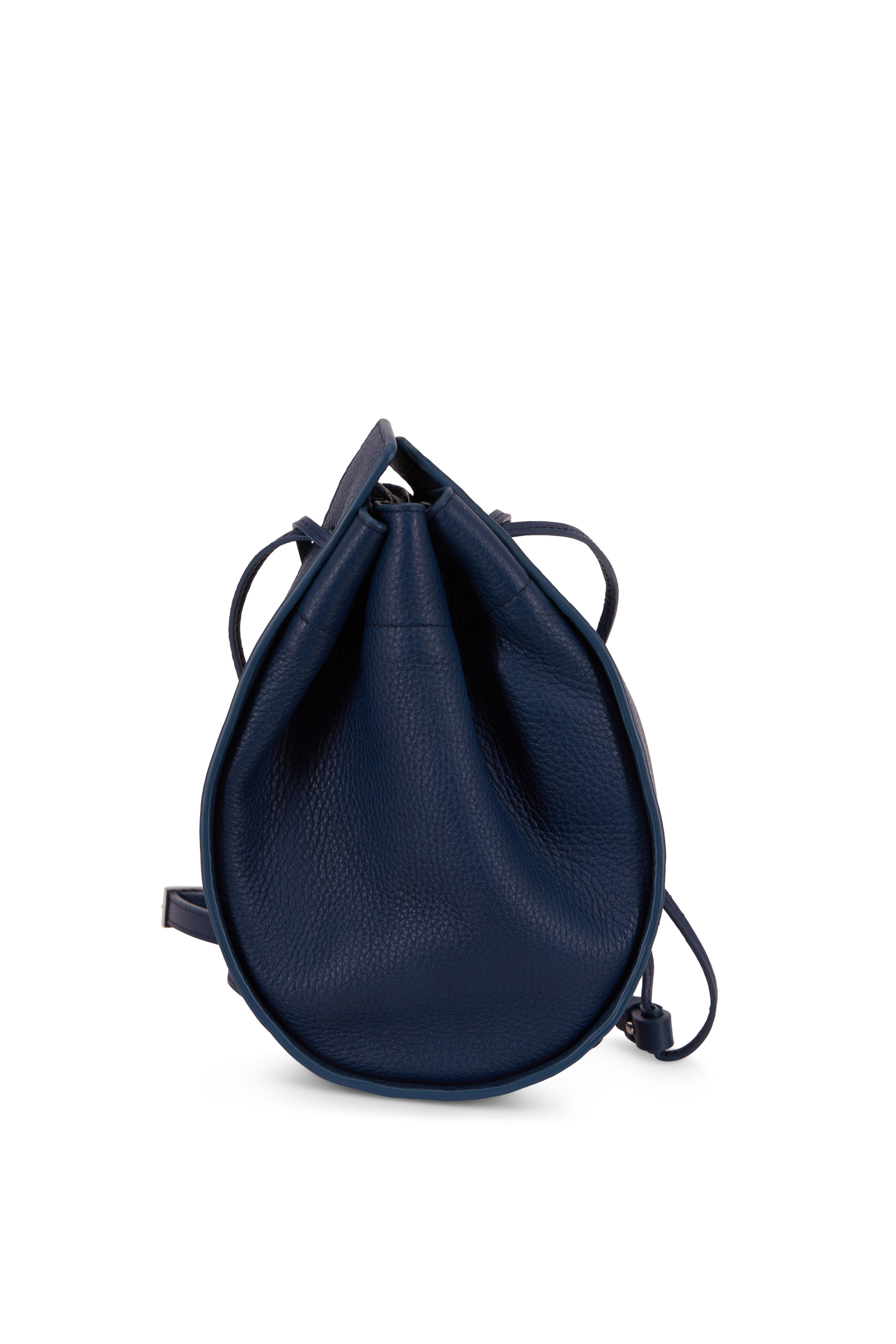 ショルダーバッグ・ポシェット THE ROW BLUE LEATHER MESSENGER BAG NAN The Row - Navy Blue Leather Medicine Pouch | Mitchell Stores