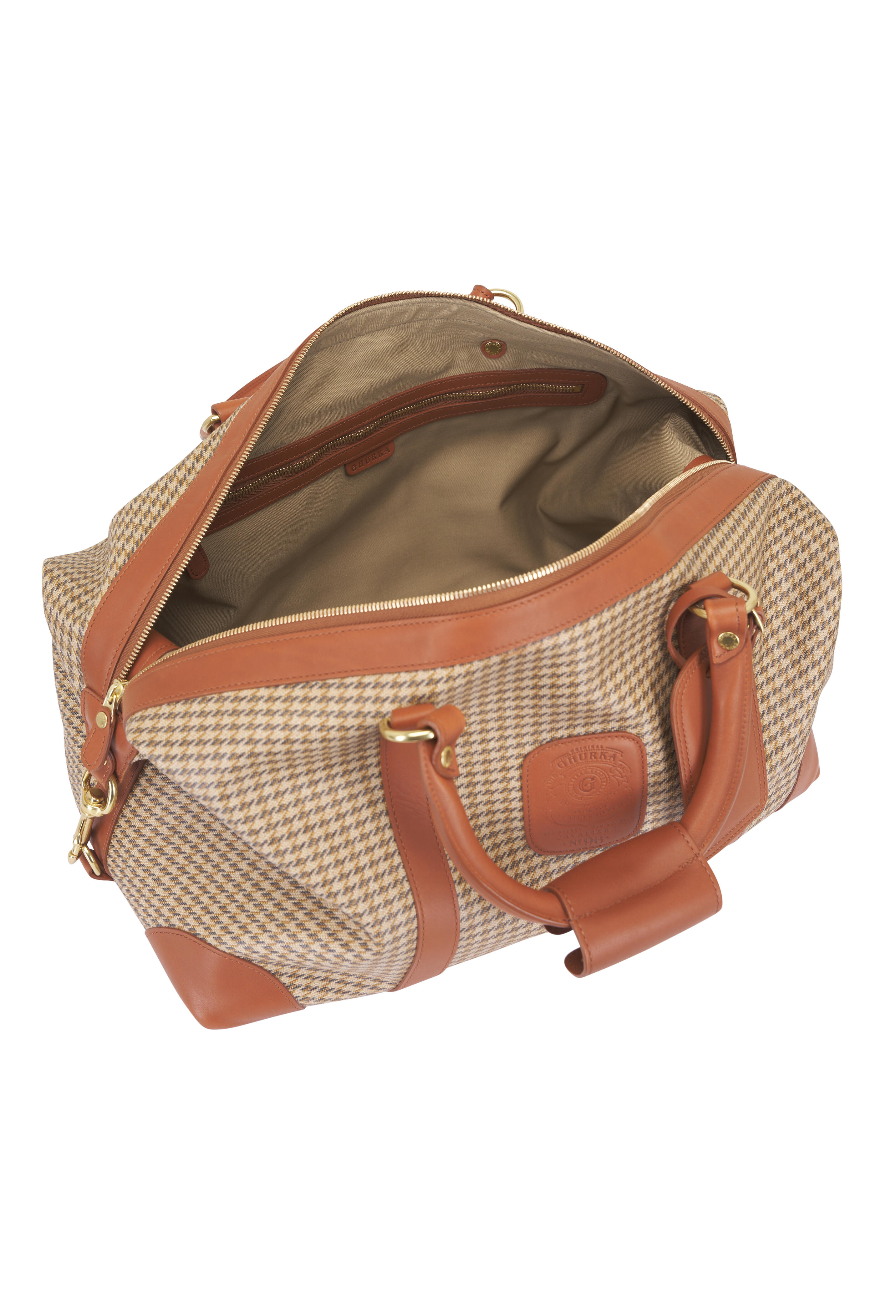 Ghurka - Cavalier No. 96 Derby Check Duffle Bag | Mitchell
