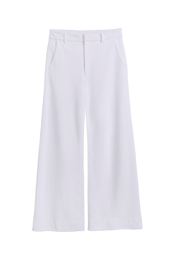 Frank & Eileen West Village White Italian Wide Leg Pant - view 2