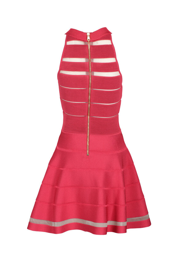 striped fit & flare dress Silky Knit Stripe Fit and Flare Dress Style 251295X – Dream Pants main image 1