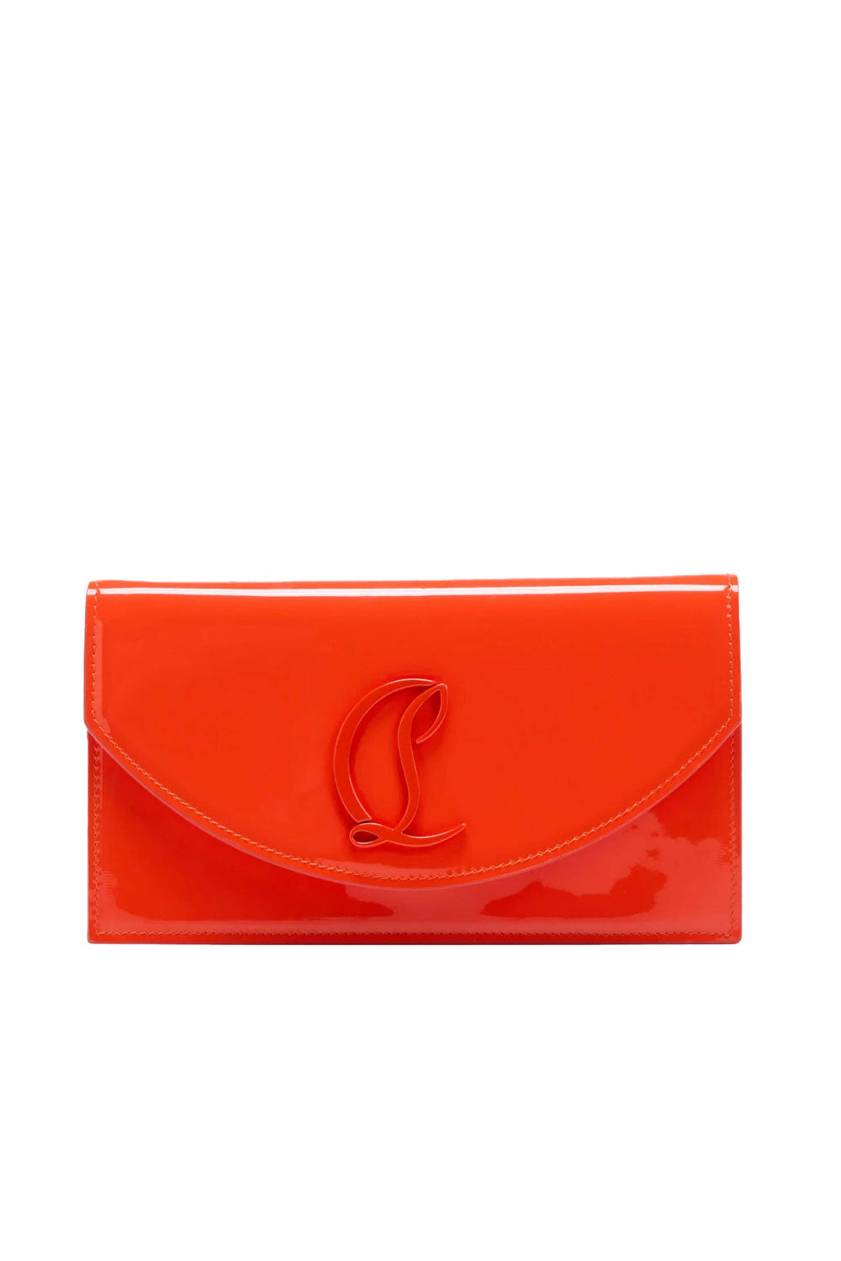 Christian Louboutin - Loubi54 Patent Leather Clutch in Vitamine