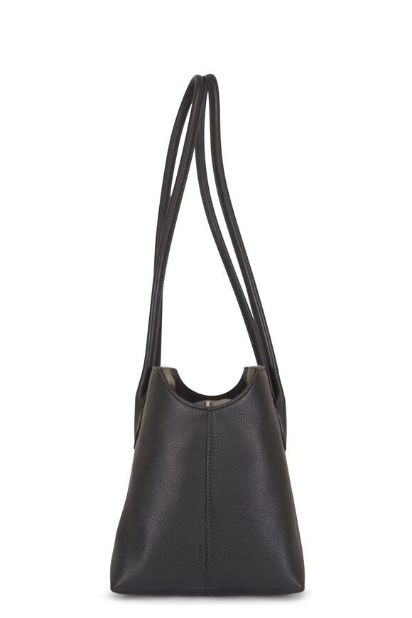 The Row Terrasse Black Nubuck Leather Shoulder Bag - view 3