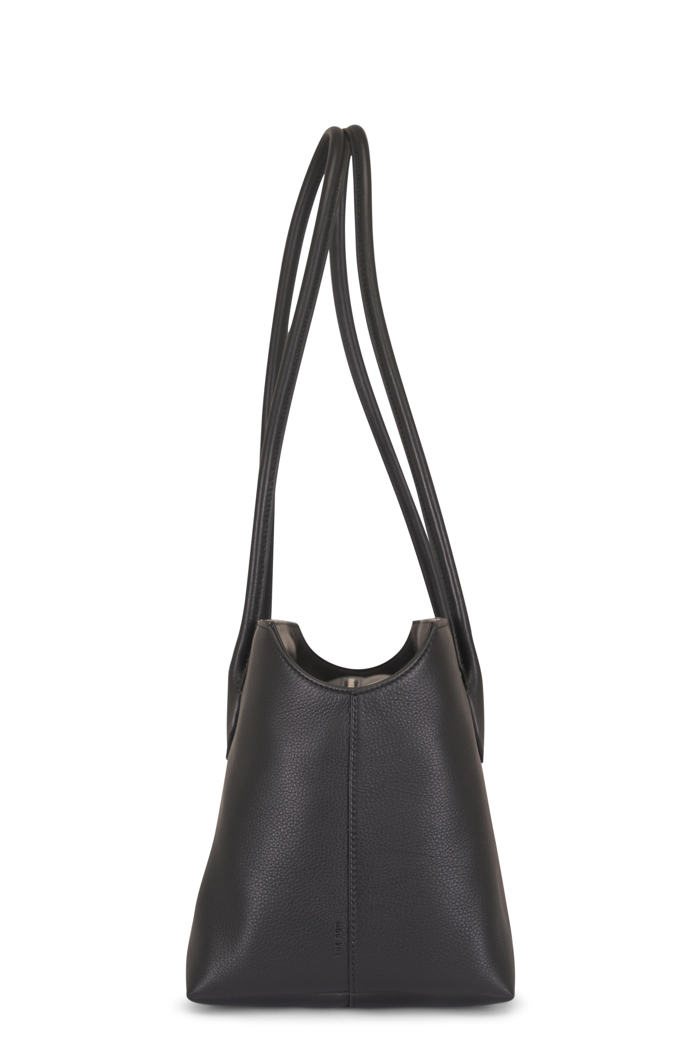 The Row - Terrasse Black Nubuck Leather Shoulder Bag - view 3