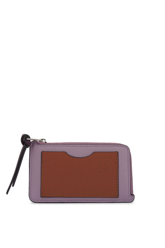 Loewe Dirty Mauve Leather Coin Cardholder