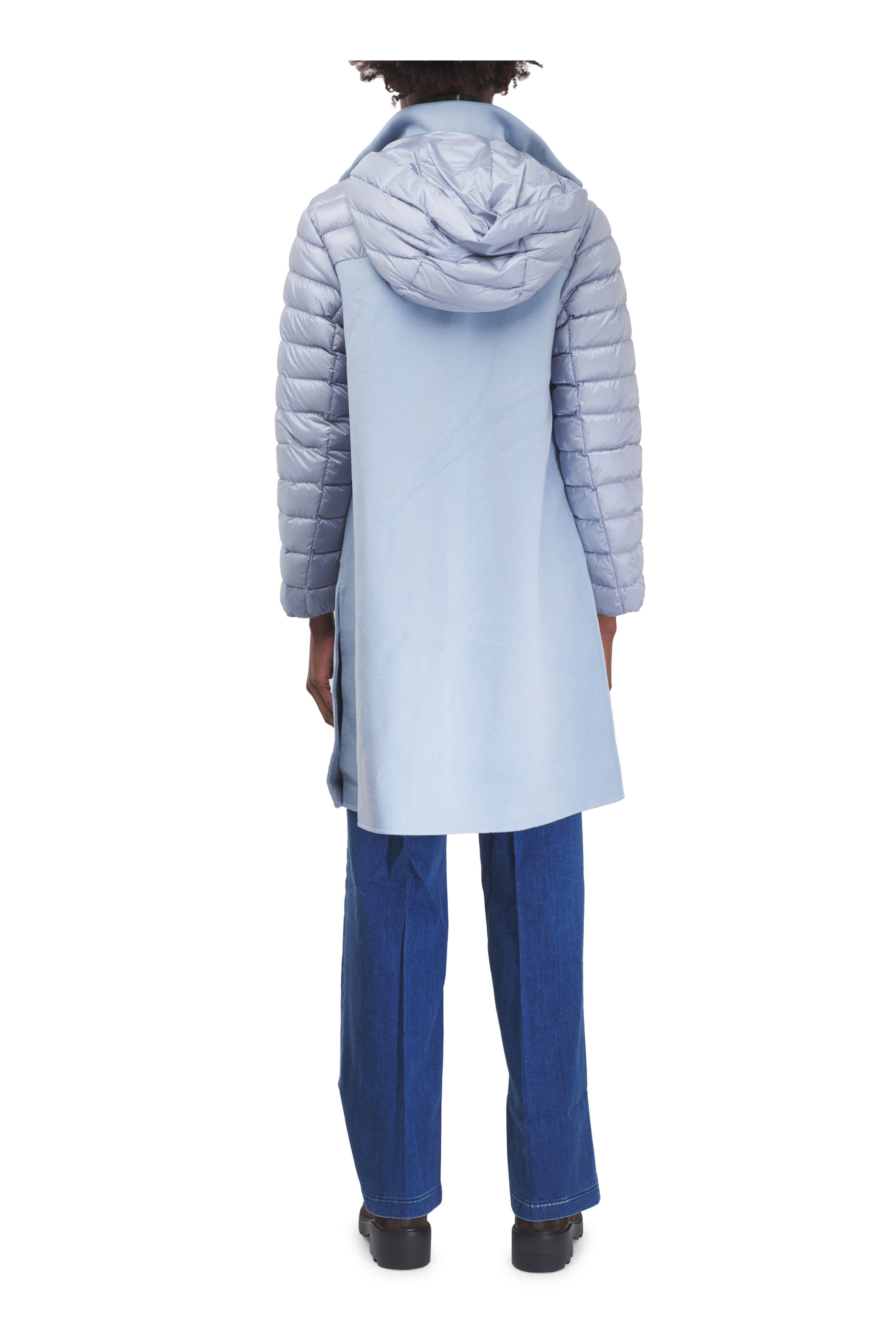 Bogner - Isy Light Blue Wool & Down Coat