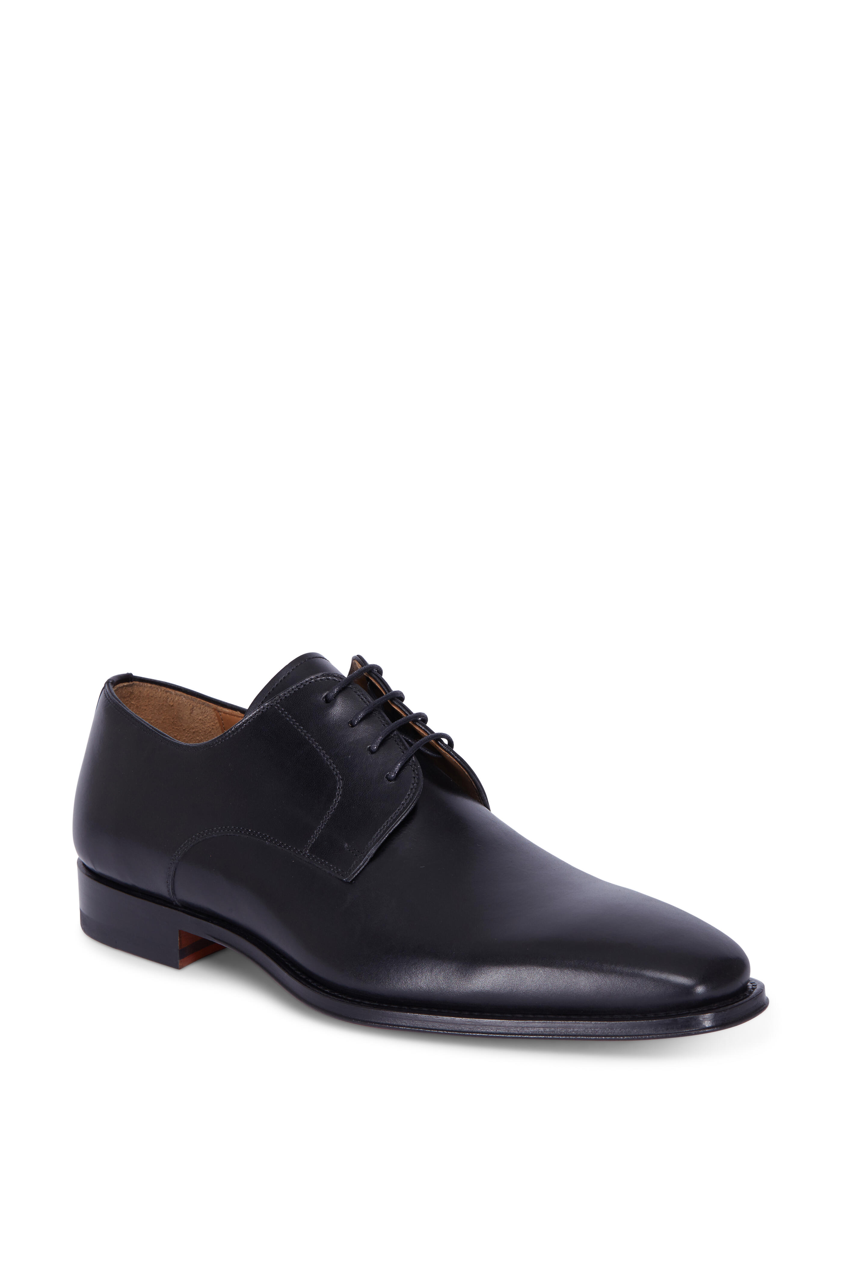 Magnanni - Colo Black Leather Lace-Up Oxford | Mitchell Stores