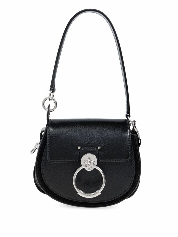 Chloé - Small Tess Black Leather Bag 